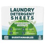 Eco-Friendly Laundry Sheets (100 Sheets, 200 Loads)