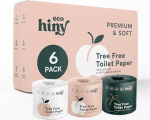 Eco-Friendly Bamboo Toilet Paper – 6 Mega Rolls