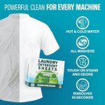 Eco-Friendly Laundry Sheets (100 Sheets, 200 Loads)