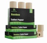 Eco-Friendly Bamboo Toilet Paper - 300 Sheets