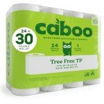 Eco-Friendly Bamboo Toilet Paper – 24 Rolls