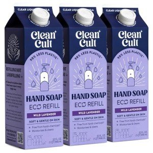 Wild Lavender Eco-Friendly Hand Soap Refills (3 Pack)
