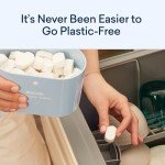 Plastic-Free Dishwasher Detergent Tablet Set - 60 Washes