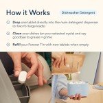 Plastic-Free Dishwasher Detergent Tablet Set - 60 Washes