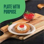 Compostable 7-Inch Heavy-Duty Paper Plates (125-Pack)