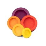 Eco-Friendly Food Huggers Set of 5 Sil Silicons