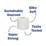 100% Bamboo Toilet Paper - 12 Rolls, Eco-Friendly