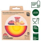 Eco-Friendly Food Huggers Set of 5 Sil Silicons