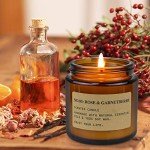 Set of 6 Eco-Friendly Aromatherapy Candles