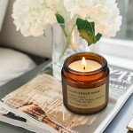 Set of 6 Eco-Friendly Aromatherapy Candles