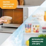 24 Pack Eco-Friendly Deli Containers with Lids