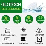 24 Pack Eco-Friendly Deli Containers with Lids