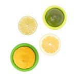 Eco-Friendly Silicone Food Huggers, 2-Pack