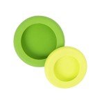 Eco-Friendly Silicone Food Huggers, 2-Pack