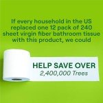 Seventh Generation Eco-Friendly Toilet Paper, 48 Rolls