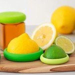 Eco-Friendly Silicone Food Huggers, 2-Pack