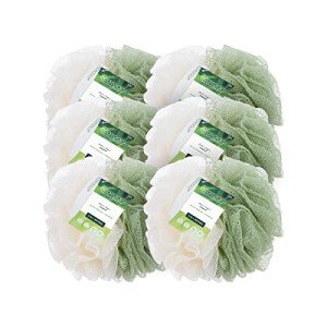 EcoTools 2-in-1 EcoPouf Shower Loofah, 6 Pack