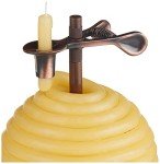 Eco-Friendly 60-Hour Beeswax Round Candle