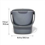 OXO Good Grips Easy Clean Compost Bin, 2.8L