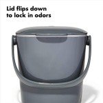 OXO Good Grips Easy Clean Compost Bin, 2.8L