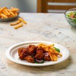 Comfy Package Heavy-Duty Compostable Paper Plates