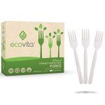 Compostable Large Forks – 140 Eco-Friendly Utensils