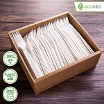 Compostable Large Forks – 140 Eco-Friendly Utensils