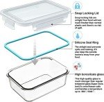 18-Piece Eco-Friendly Glass Food Storage Set