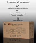 18-Piece Eco-Friendly Glass Food Storage Set