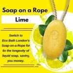 Eco Bath London Lime Soap on a Rope