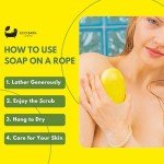 Eco Bath London Lime Soap on a Rope
