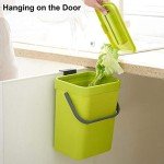 Eco-Friendly Kitchen Compost Bin with Lid, 3L