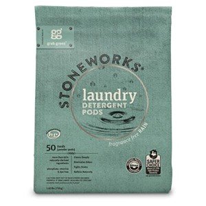 Eco-Friendly Laundry Detergent Pods, Fragrance-Free, 50 Count