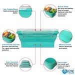Eco-Friendly Collapsible Silicone Food Storage Set