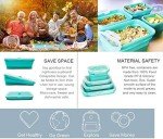 Eco-Friendly Collapsible Silicone Food Storage Set