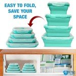 Eco-Friendly Collapsible Silicone Food Storage Set