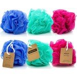 6-Pack Eco-Friendly Loofah Bath Sponges