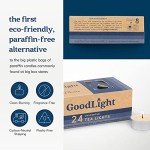 Vegan Palm Wax Eco-Friendly Tealight Candles - 24 Pack