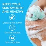 6-Pack Eco-Friendly Loofah Bath Sponges