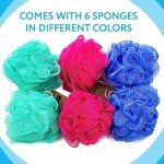 6-Pack Eco-Friendly Loofah Bath Sponges