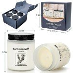 Lavender Scented Candles Gift Set - 4 Pack