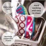 Eco-Friendly 4-Pack Reusable Dish Scrubbers