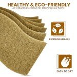 Biodegradable Kitchen Sponge Set – 12 Pack