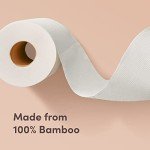 Eco-Friendly Bamboo Toilet Paper - 12 Rolls