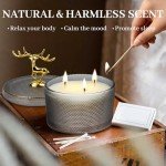 Natural Soy Sandalwood Scented Candle - 10.58 oz