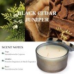 Natural Soy Sandalwood Scented Candle - 10.58 oz