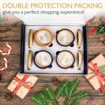 Eco-Friendly Scented Candles Gift Set - 4 Pack