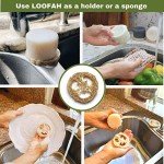 Eco-Friendly Dish Soap Bar with Loofah Holder