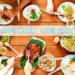 150 Count Eco-Friendly Wooden Cutlery Set