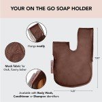 Eco-Friendly Bar Soap Saver Bag (Chocolate)